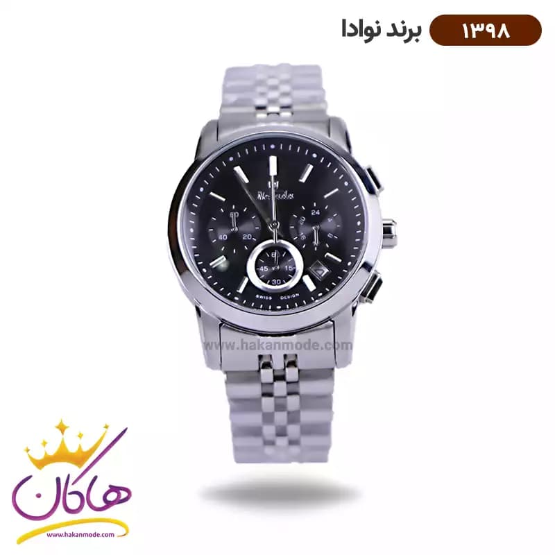 ساعت ست نوادا کورنوگراف فلزی کد 1398 — تصویر ۳