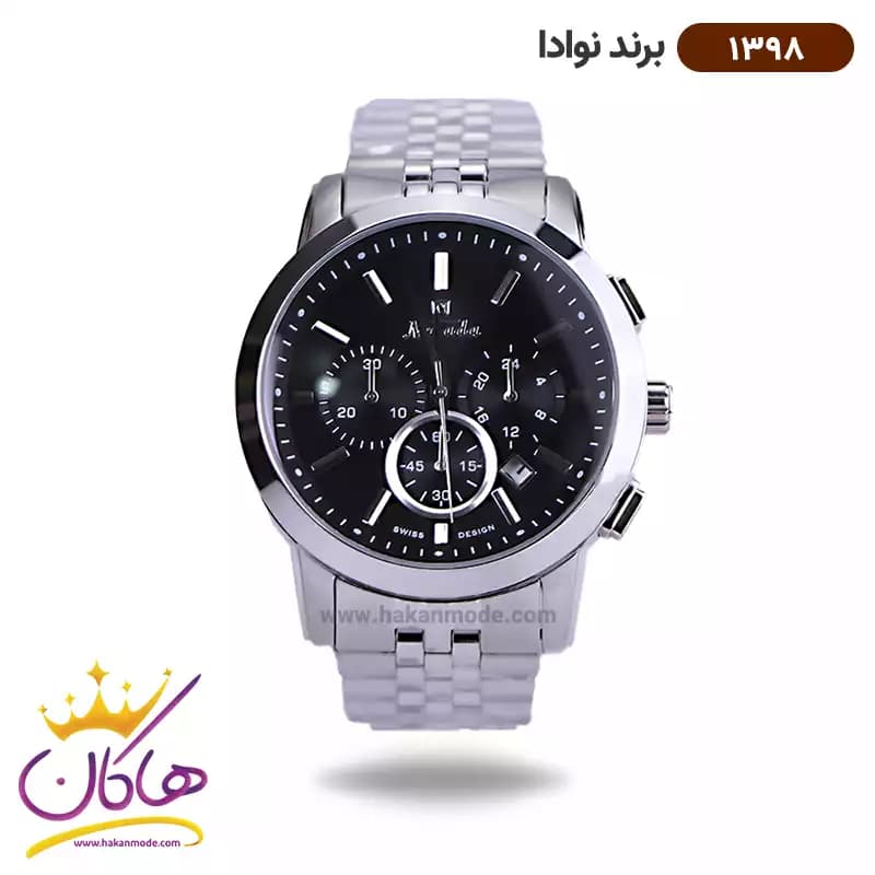 ساعت ست نوادا کورنوگراف فلزی کد 1398 — تصویر ۲