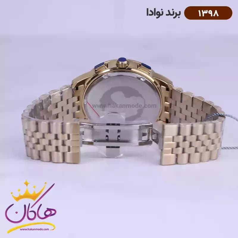 ساعت نوادا ست بند فلزی کد 1398 — تصویر ۴