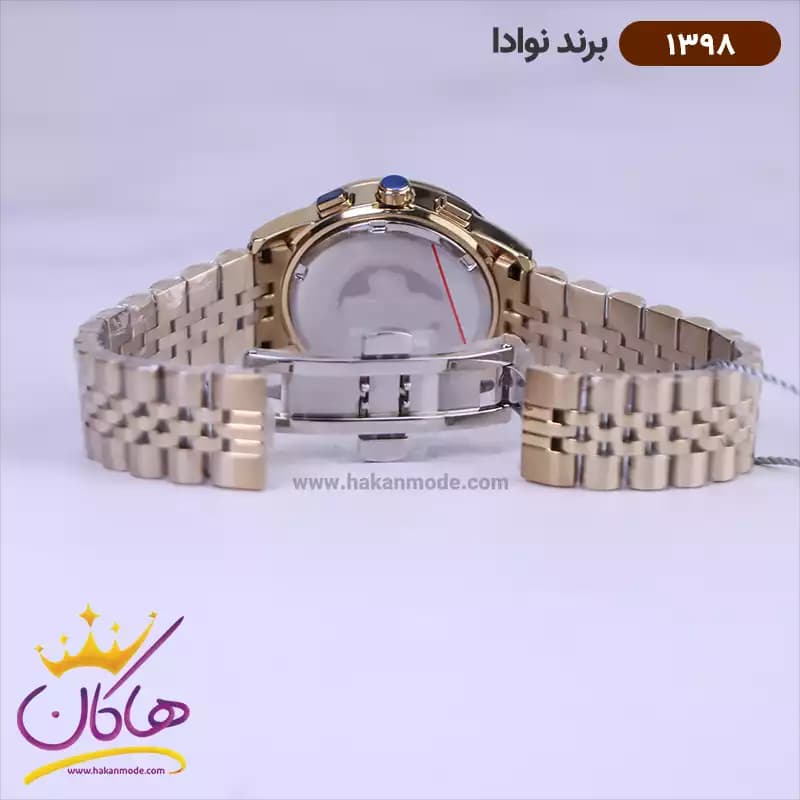 ساعت نوادا ست بند فلزی کد 1398 — تصویر ۳