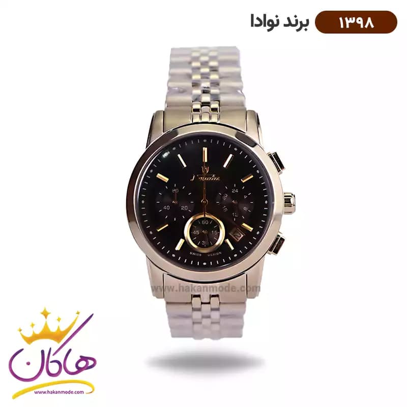 ساعت نوادا ست بند فلزی کد 1398 — تصویر ۵
