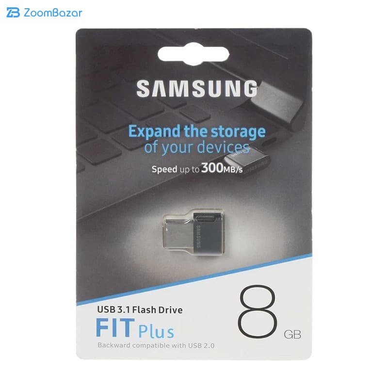 فلش مموری سامسونگ مدل FIT Plus USB 3.1 ظرفیت 8 گیگابایت — تصویر ۲