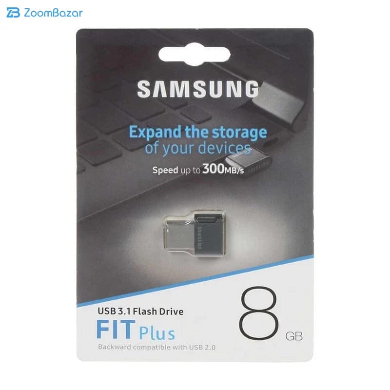 فلش مموری سامسونگ مدل FIT Plus USB 3.1 ظرفیت 8 گیگابایت — تصویر ۴