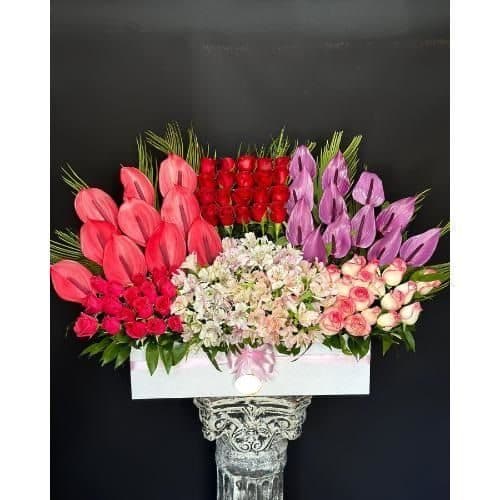 سفارش دسته گل و کادو برای مهندس پلیمر t3286