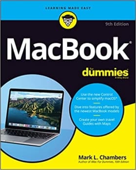 جلد معمولی سیاه و سفید_کتاب MacBook For Dummies