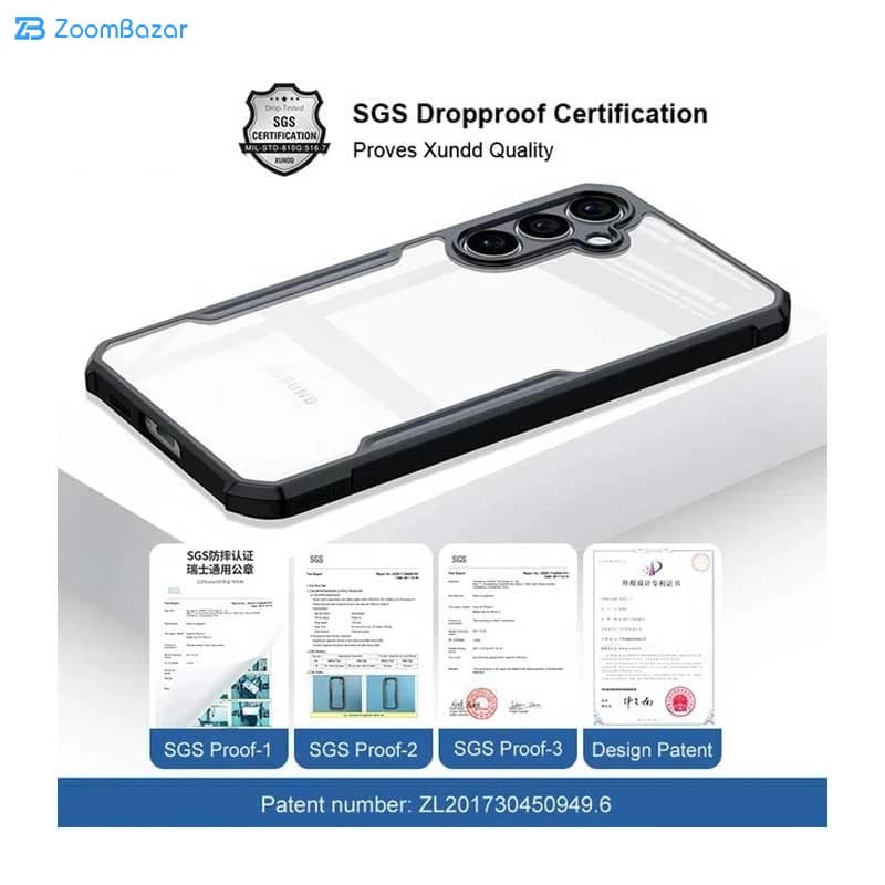 قاب اپیکوی مدل Xundd Beatle مناسب برای گوشی موبایل سامسونگ Galaxy S24 FE — تصویر ۸