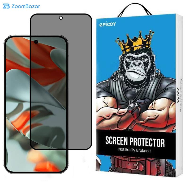 گلس پرایوسی اپیکوی مدل Privacy مناسب برای گوشی موبایل گوگل Pixel 9 Pro XL — تصویر ۲
