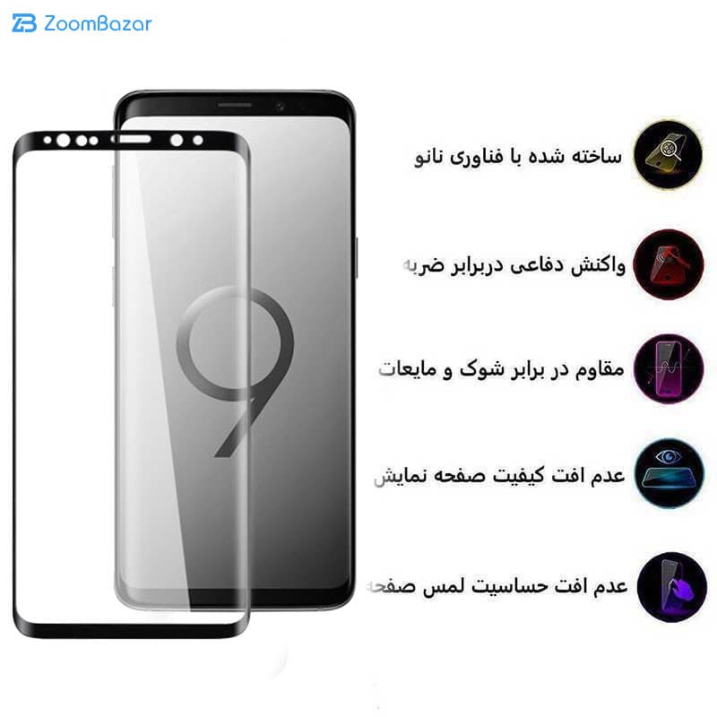 گلس اپیکوی مدل Anti-Static مناسب برای گوشی موبایل سامسونگ Galaxy S9 Plus/S8 Plus — تصویر ۳