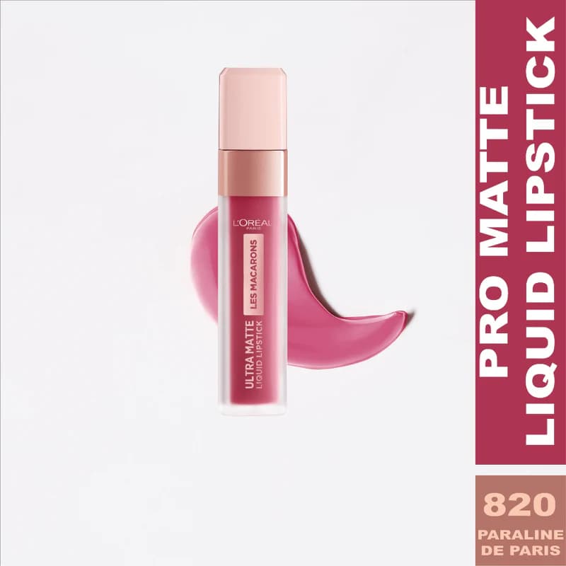 رژ لب مایع لورآل سری ULTRA MATTE شماره 820 — تصویر ۳