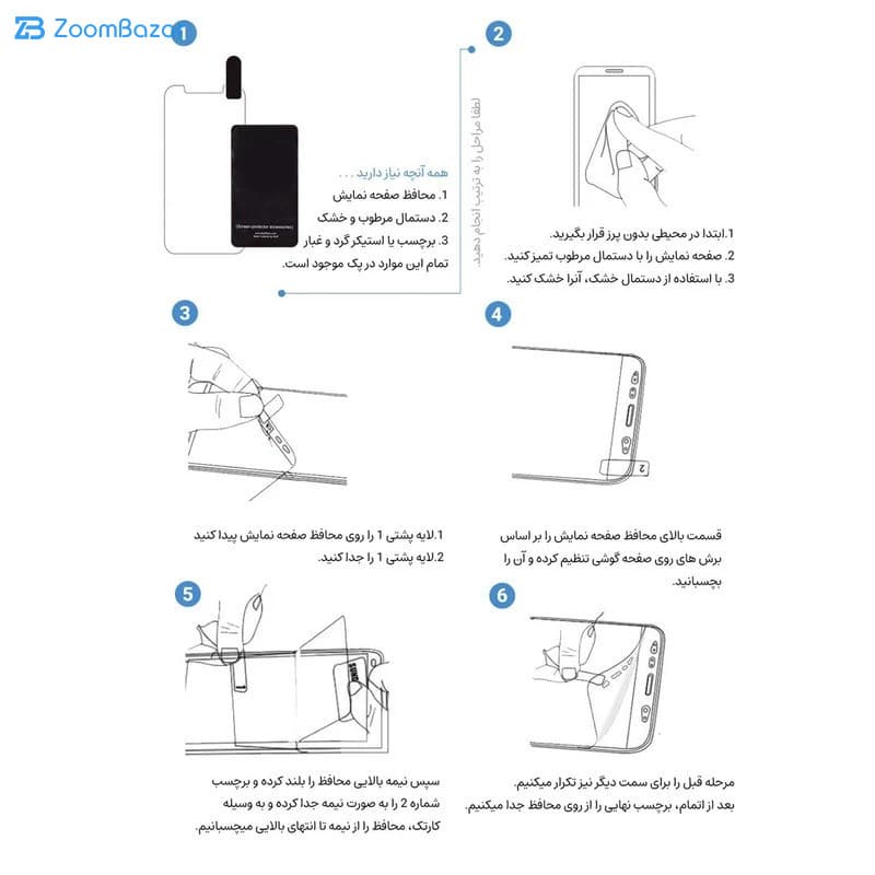 گلس اپیکوی مدل Hydrogel مناسب برای گوشی موبایل سامسونگ Galaxy A55 / A35/Nova8/9 — تصویر ۶