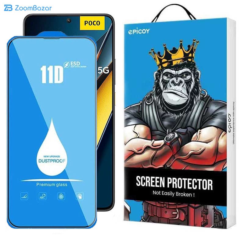گلس اپیکوی مدل Blue ESD مناسب برای گوشی موبایل شیائومی Poco X6 Pro/ X6/ M6 Pro 4G — تصویر ۲