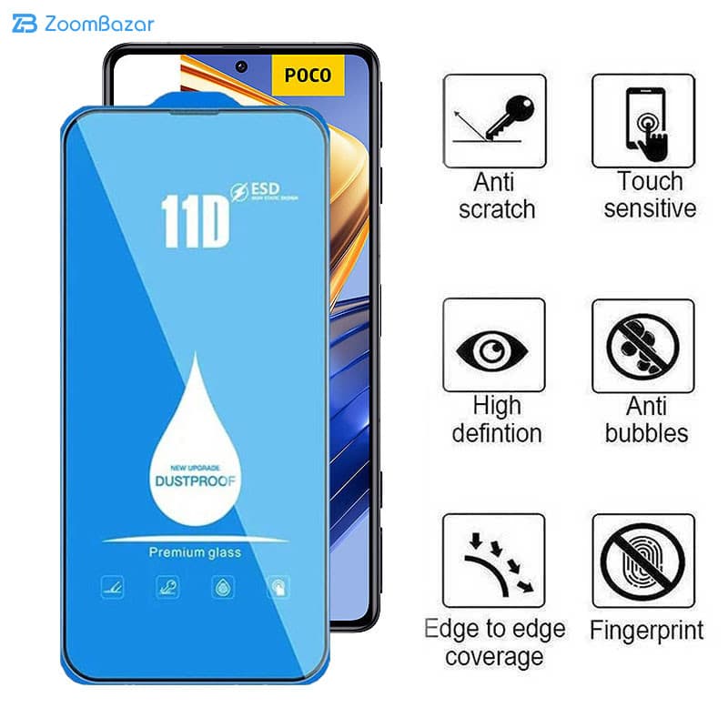 گلس اپیکوی مدل Blue ESD مناسب برای گوشی موبایل شیائومی Poco F5 Pro / F5 / F4 GT/ F3 GT/ F4/ F3 — تصویر ۵