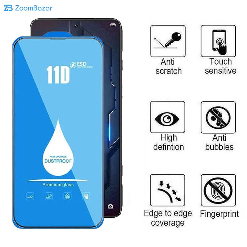 گلس اپیکوی مدل Blue ESD مناسب برای گوشی موبایل شیائومی Black Shark 5 Pro/5/4 Pro/4/3/3S — تصویر ۶