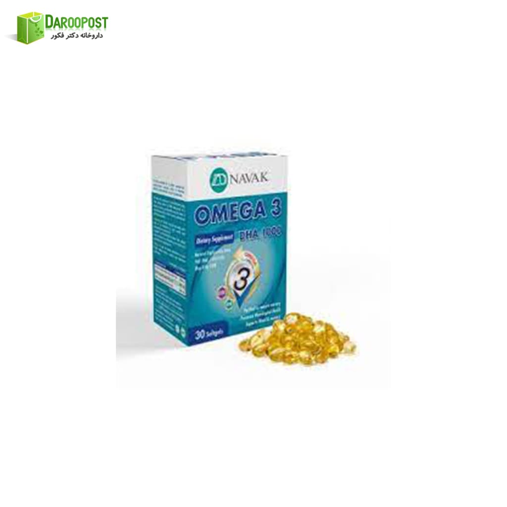 امگا3 ناوک 1000 دی اچ ای 30 عددی | Navak Omega3 DHA 1000