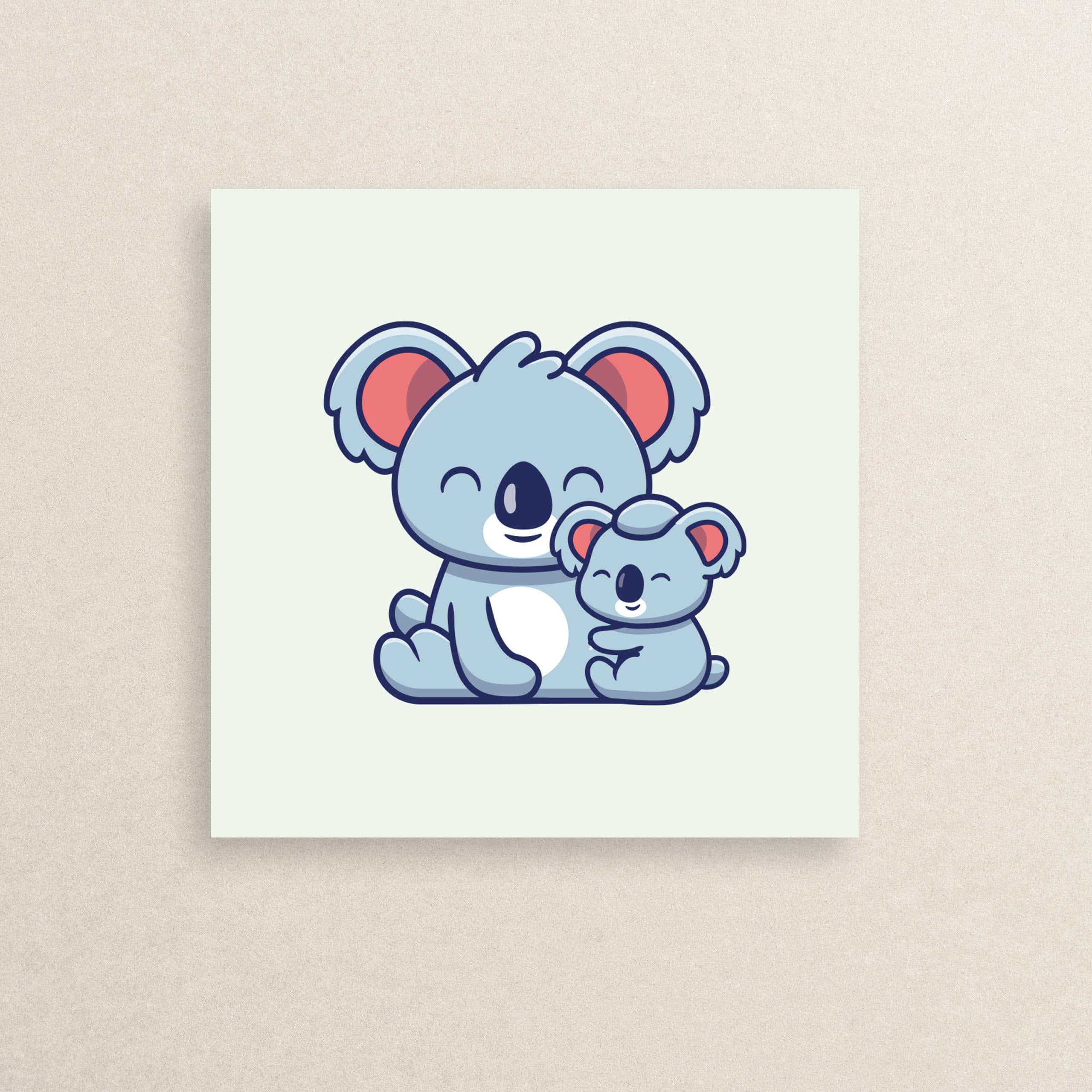 استیکر کوالا گوگولی 02 | The cute Koala sticker 02