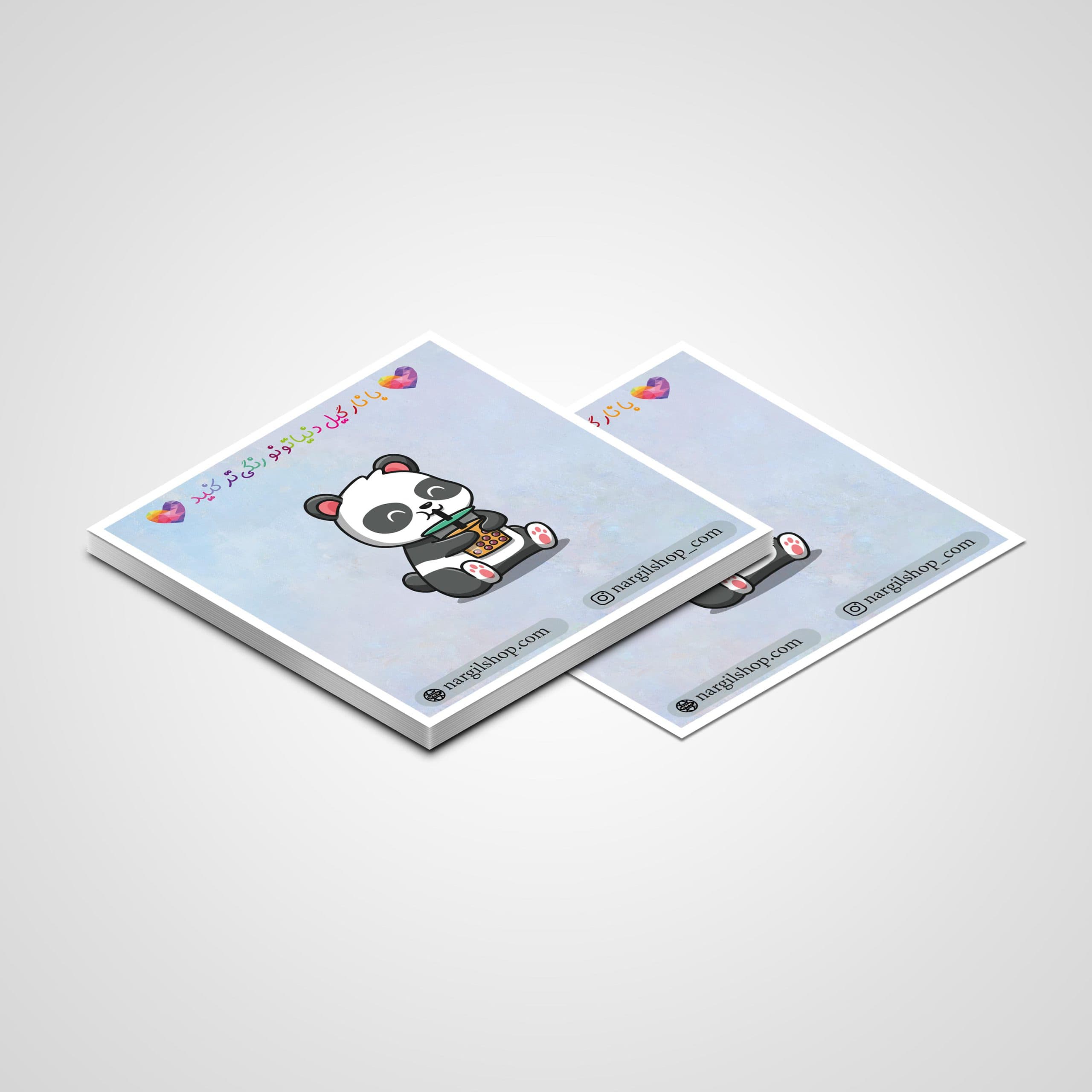 استیکر پاندای شکمو 01 | The gutty panda sticker 01 — تصویر ۲