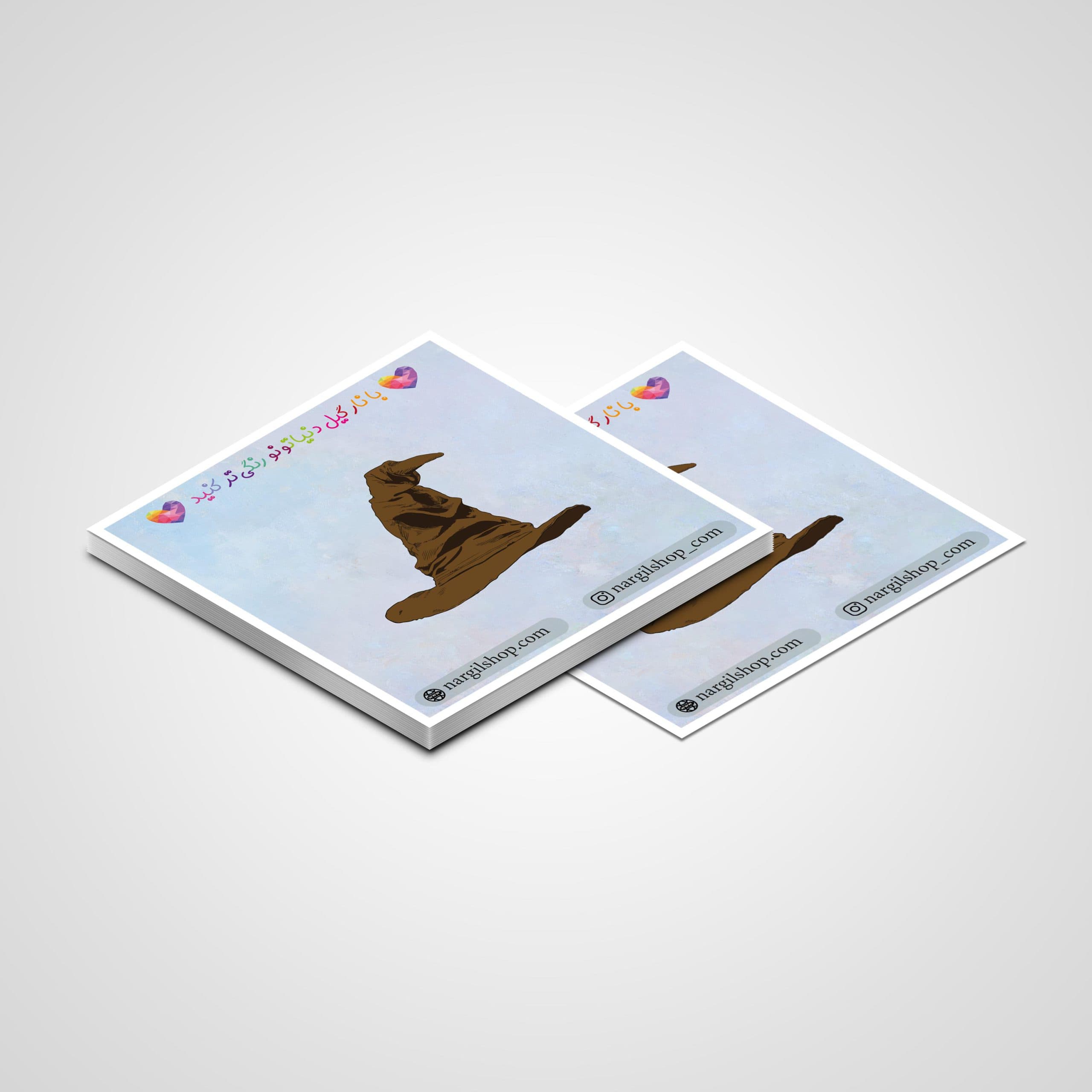 استیکر کلاه سخنگوی هری پاتر 01 | 01 Sorting Hat Harry potter sticker — تصویر ۲