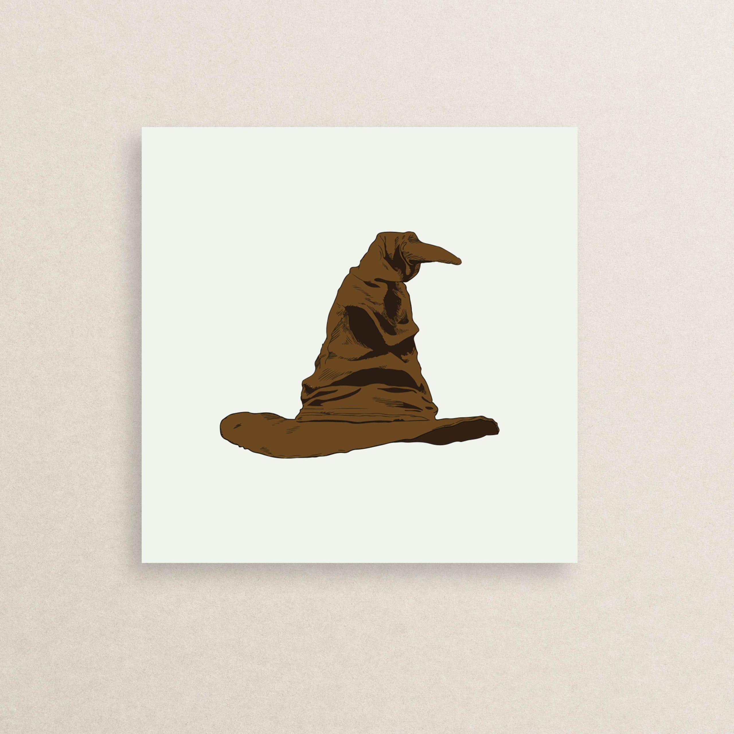 استیکر کلاه سخنگوی هری پاتر 01 | 01 Sorting Hat Harry potter sticker