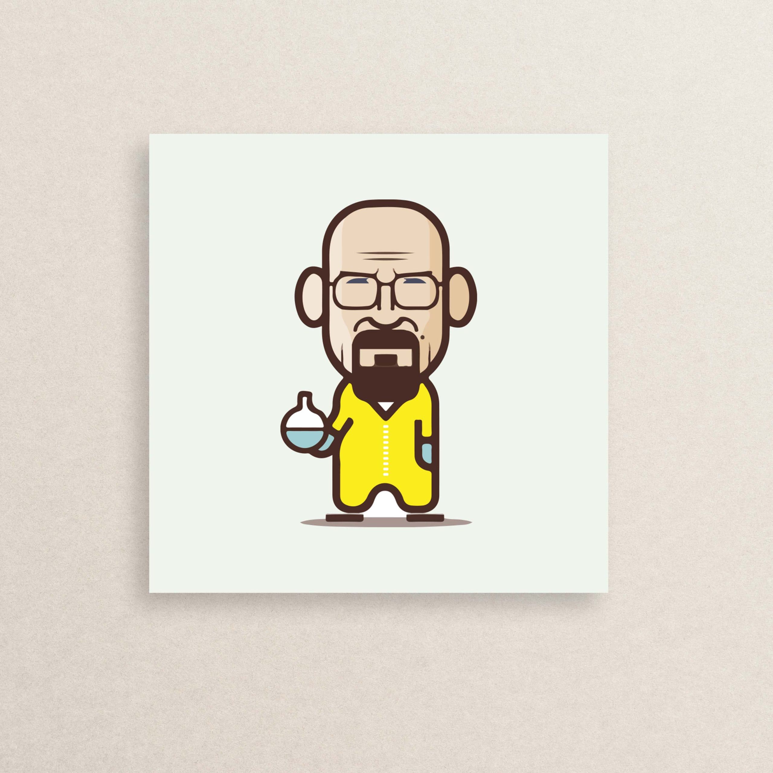 استیکر هایزنبرگ بریکینگ بد 02 | Breaking bad Heisenberg sticker 02