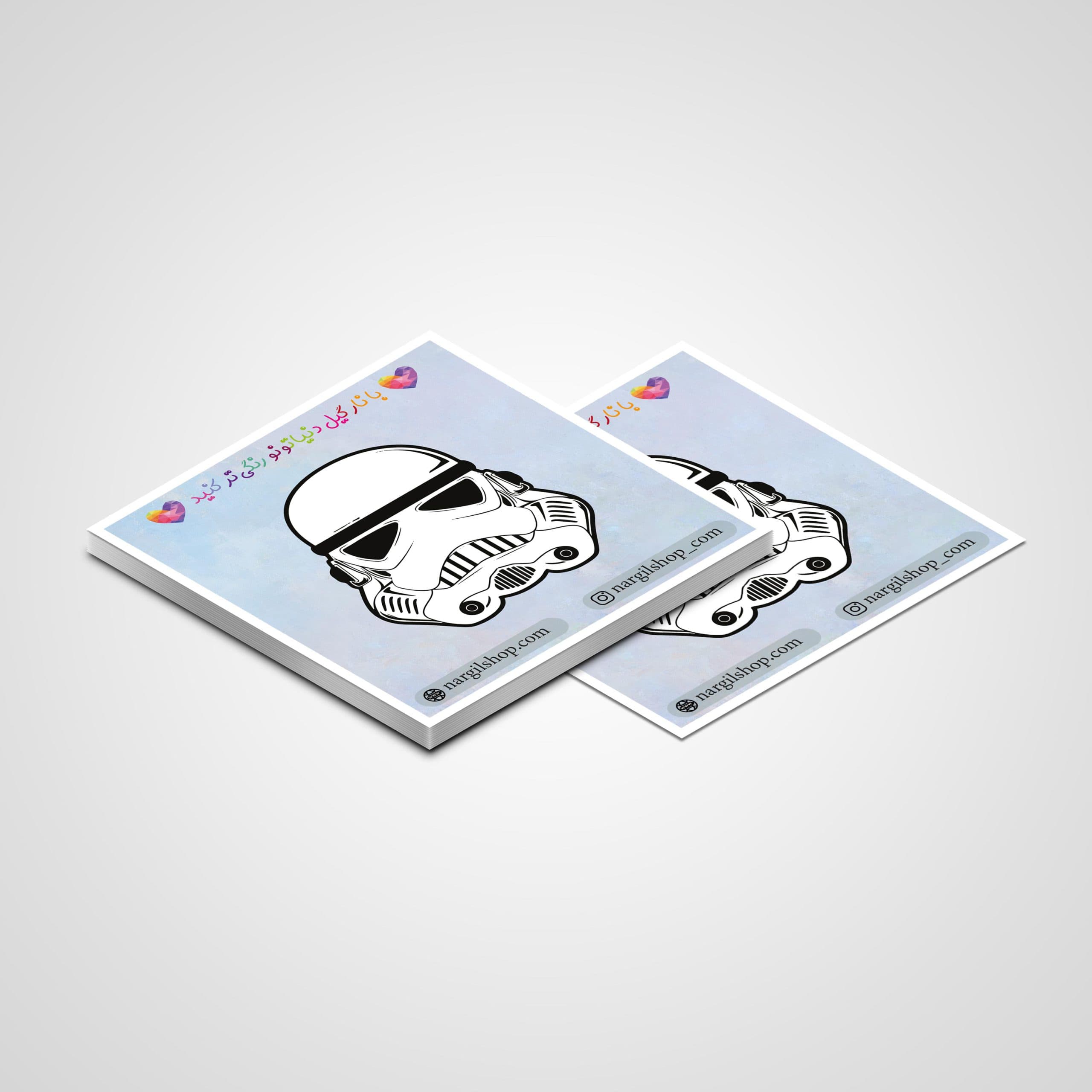 استیکر سرباز کلون جنگ ستارگان 01 | The StarWars Clone trooper sticker 01 — تصویر ۲