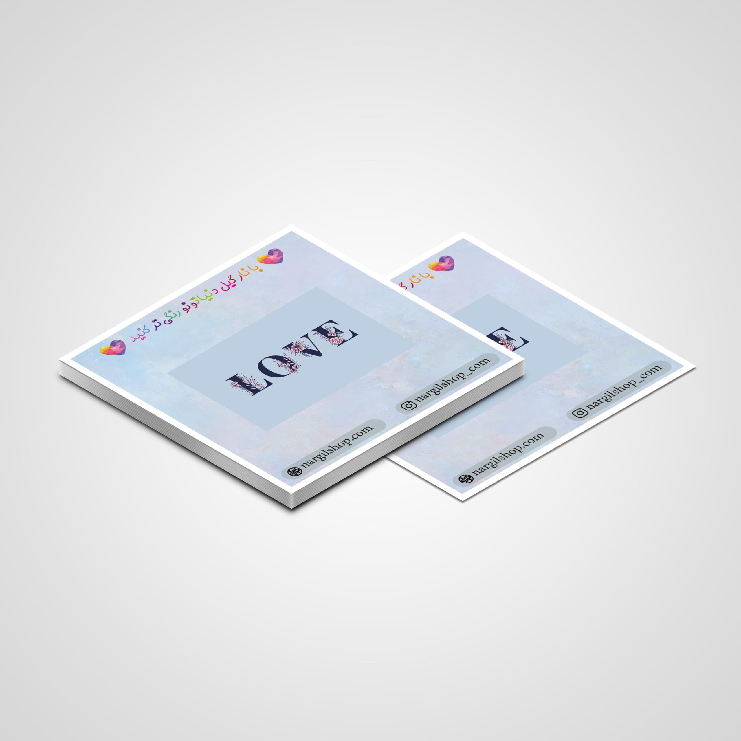 استیکر عشق و گل 01 | Love and Flower sticker 01 — تصویر ۲
