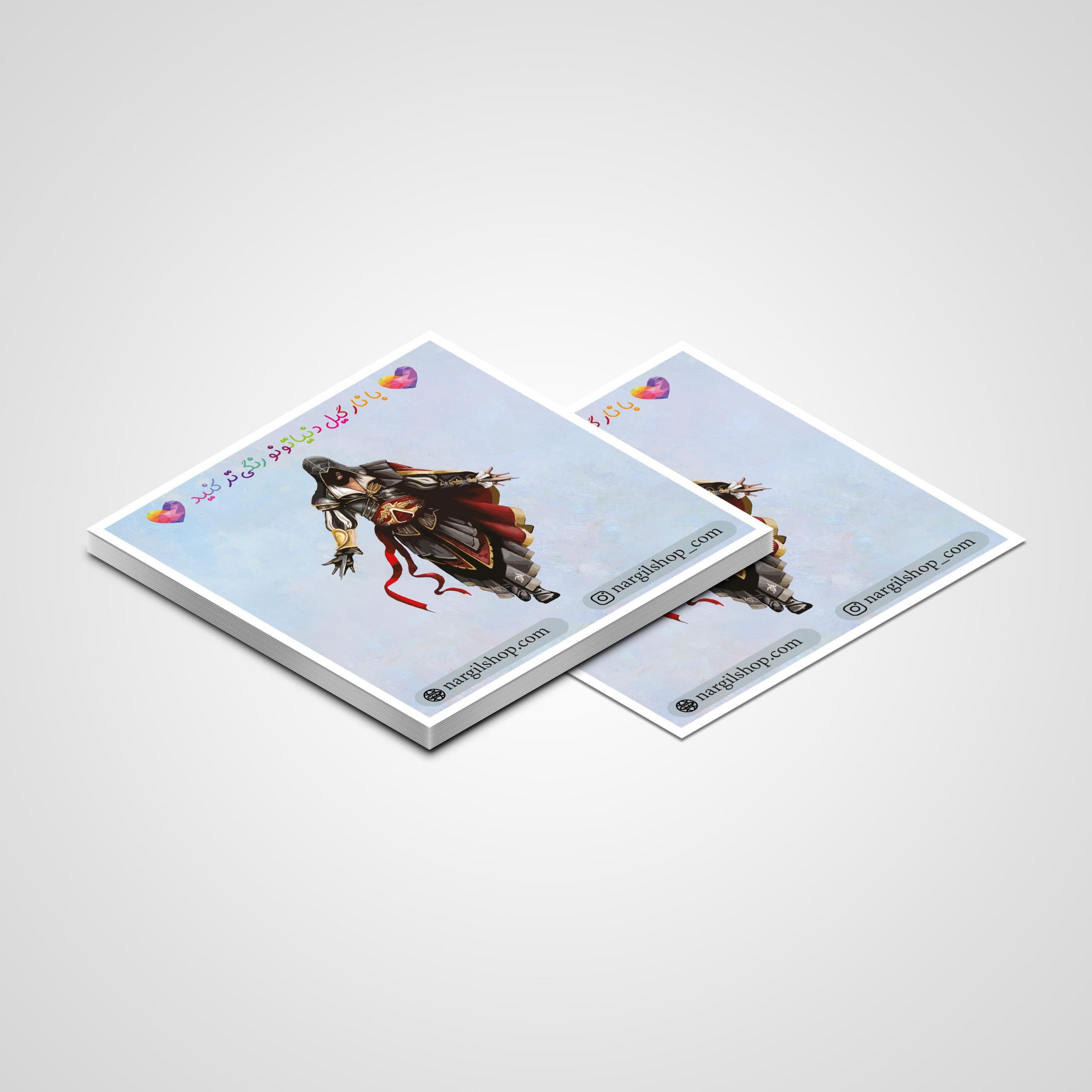 استیکر بازی اساسین کرید 01 | Assassin’s Creed game Sticker 01 — تصویر ۲