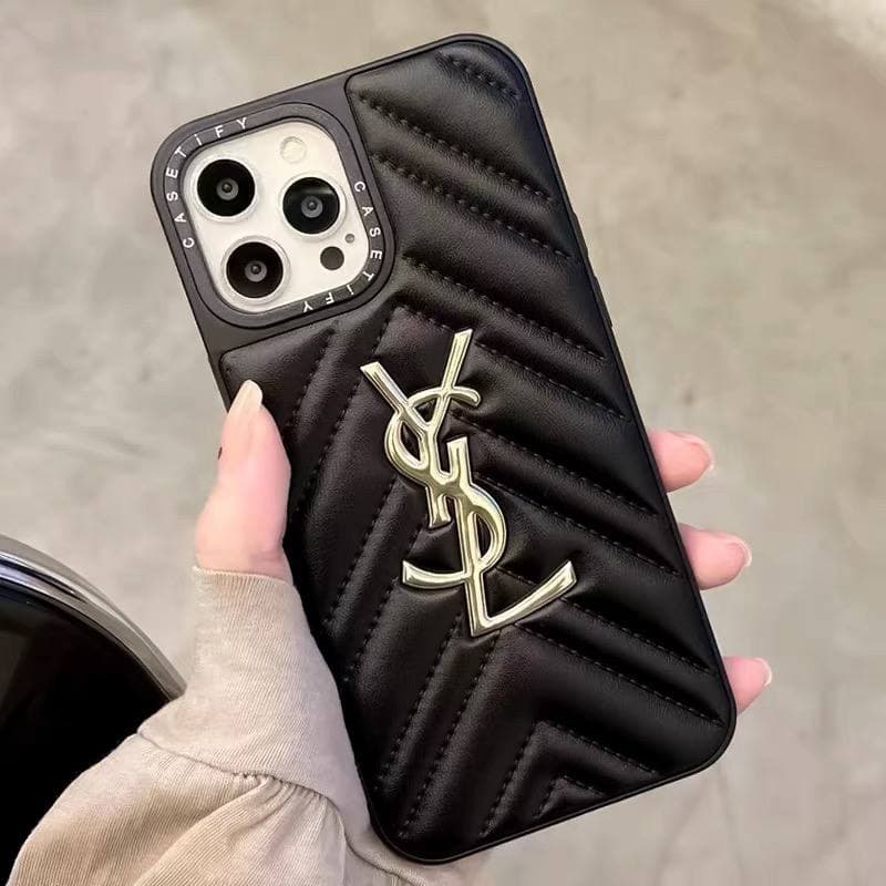قاب پافر YSL چرمی — تصویر ۵