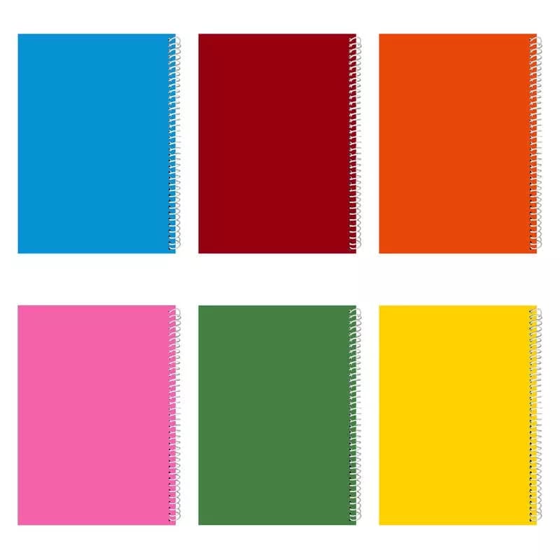 دفتر مشق 50 برگ مدل color 06 بسته 6 عددی