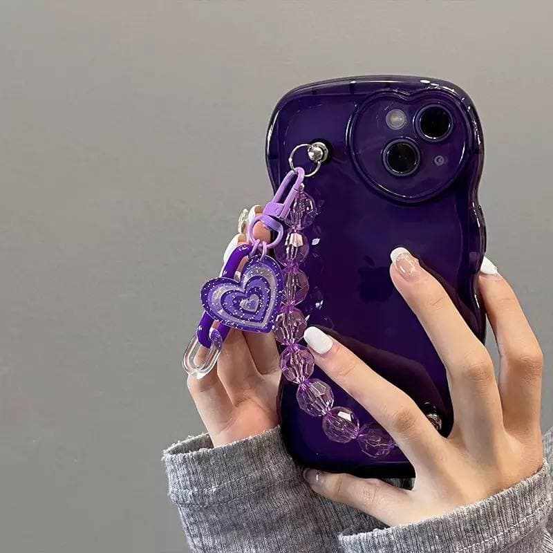 قاب آویز بنفش purple Heart (آیفون) — تصویر ۲