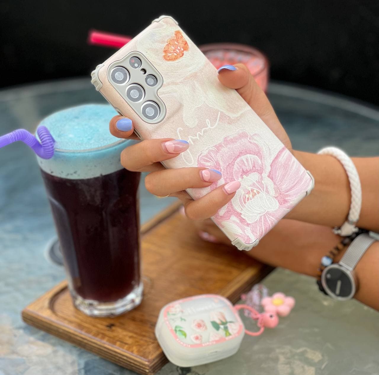 قاب گل رز صورتی (آیفون سامسونگ شیائومی) — تصویر ۶