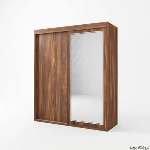 کمد لباس آینه دار ریلی مدرن مدل روهام مبلمان اورلین مدل 973168