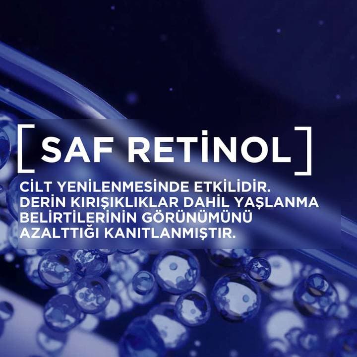 سرم شب رتینول خالص رویتالیفتRevitalift Laser Pure Retinol لورال پاریس — تصویر ۴