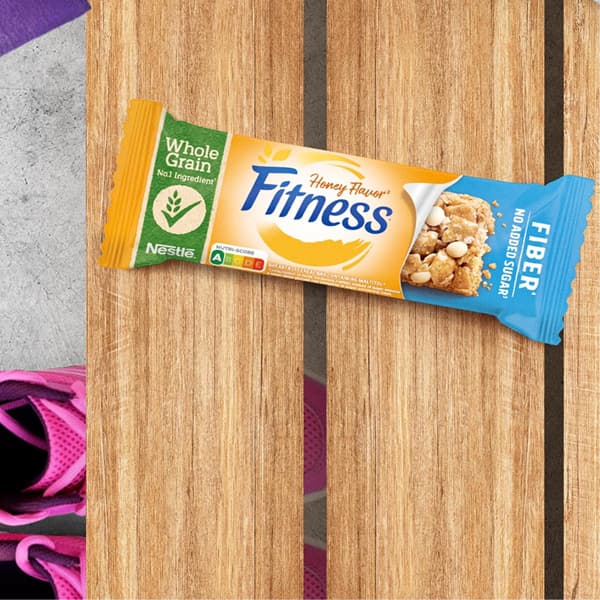 بیسکوئیت رژیمی غلات فیتنس بار نستله با طعم عسل 22.5 گرم (Fitness Honey Flavoured Fiber Bars) — تصویر ۲