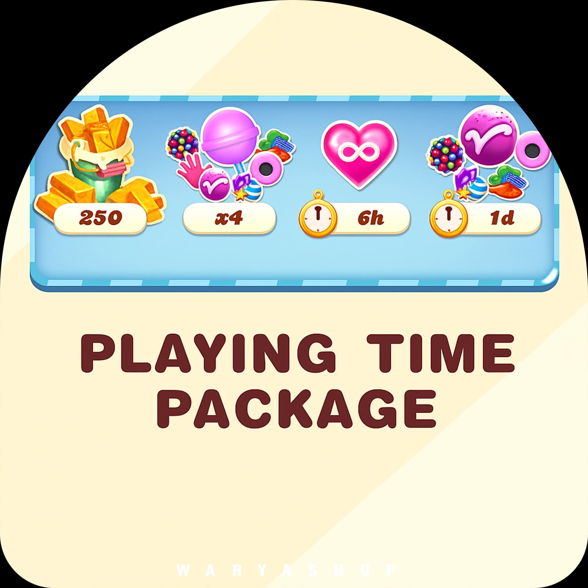 Playing Time Package کندی کراش