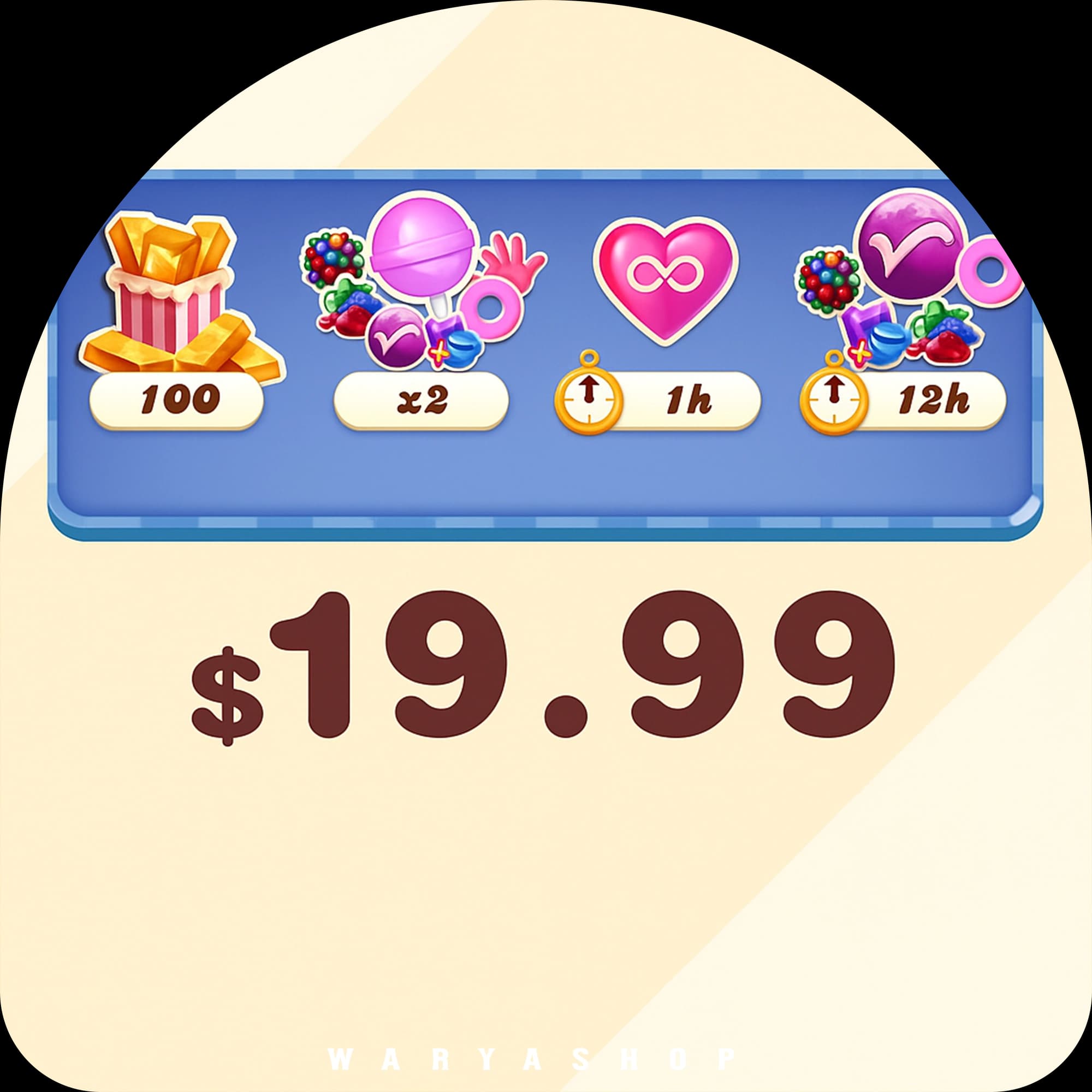 $19.99 Pack کندی کراش