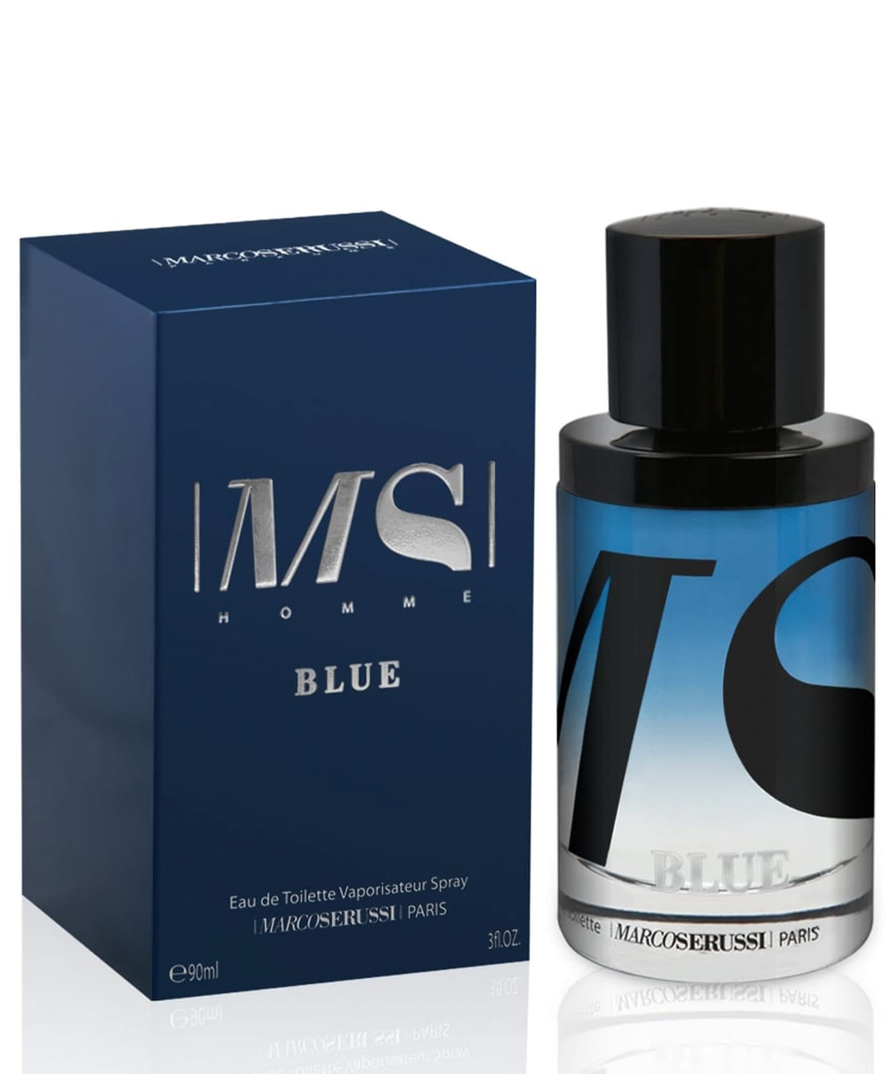 ادو توالت مردانه مدل ام اس هوم بلو MS HOMME BLUE مارکو سروسی ۹۰ میلی لیتر | MARCO SERUSSI MS HOMME BLUE EDT 90 ML — تصویر ۲