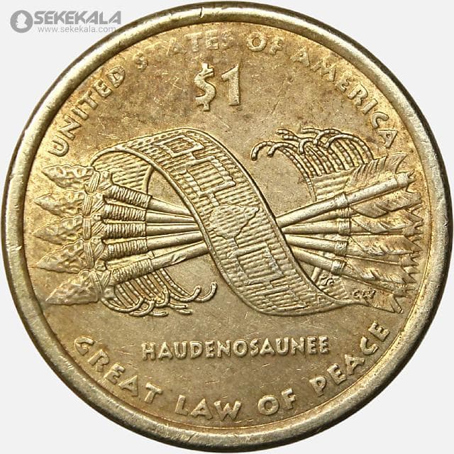 سکه 1 دلار یادبودی آمریکا 2010 (کمربند هیوااتا)