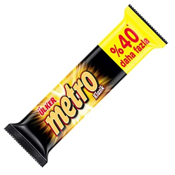 شکلات کرم کاراملی اولکر مدل مترو 40% اکسترا 50 گرم