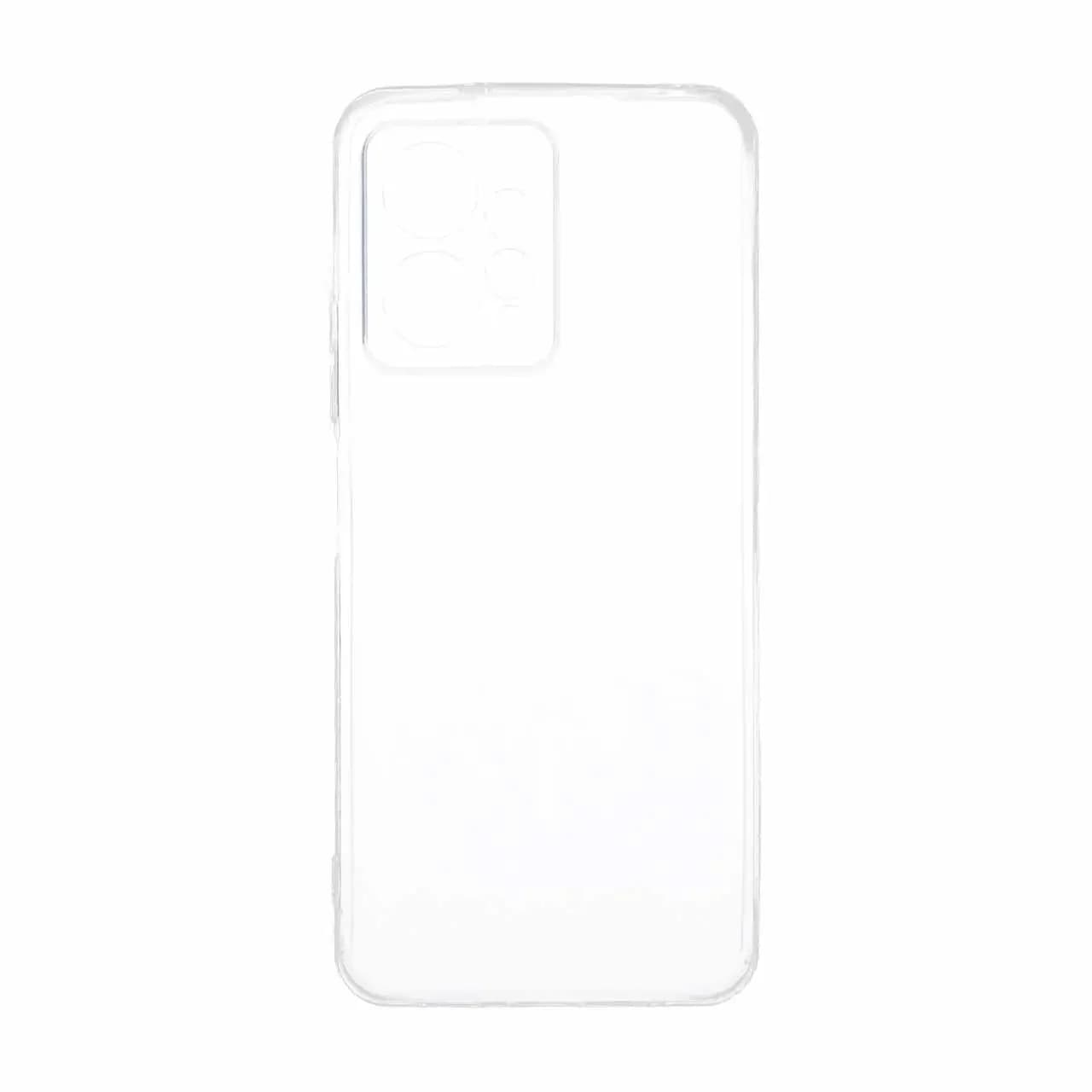 قاب ژله ای شفاف مستطیلی طرح مگ سیف محافظ لنزدار Xiaomi Redmi Note 12 4G