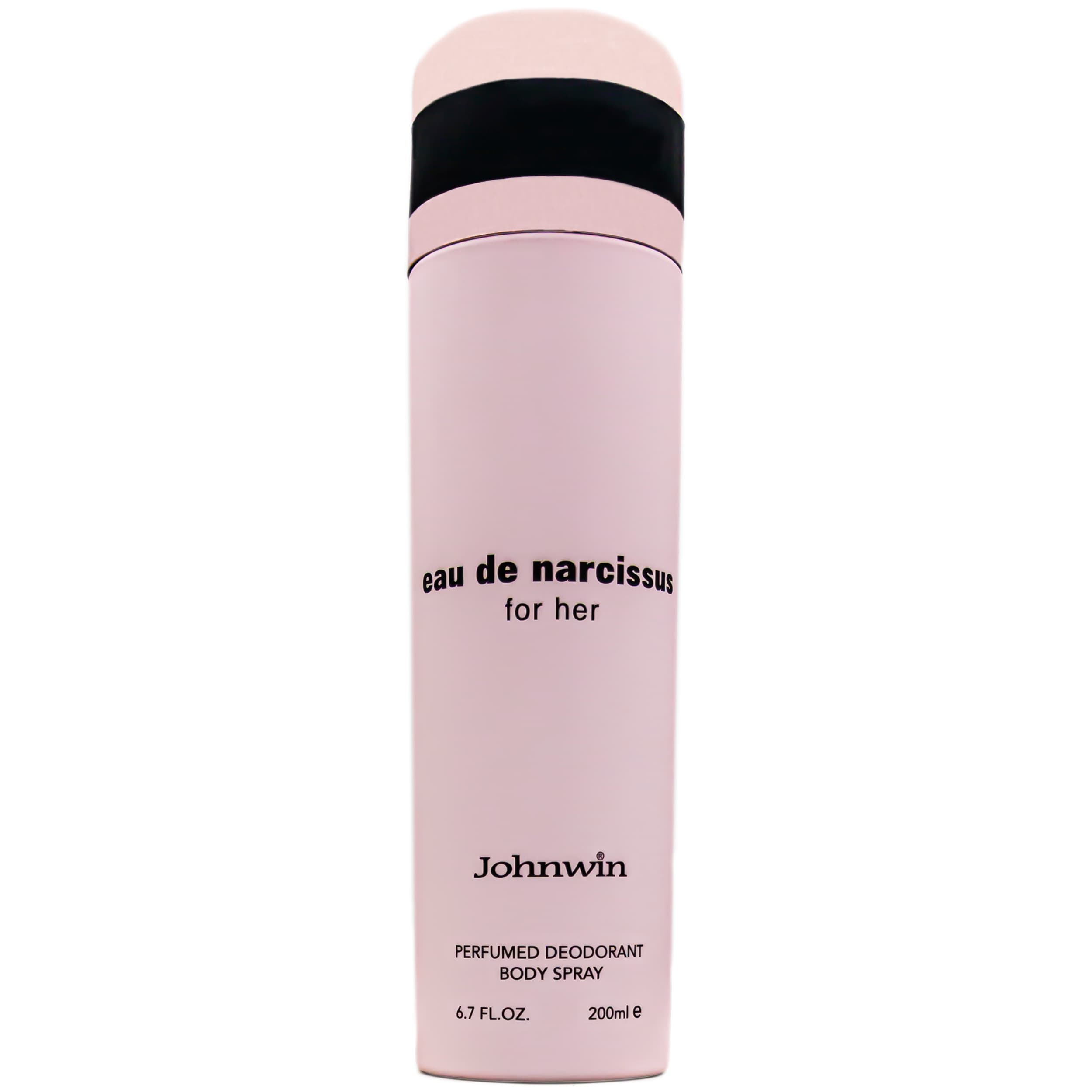 اسپری خوشبو کننده بدن زنانه جانوین مدل اِئو دِ نارسیسئوس eau de narcissus حجم ۲۰۰ میلی لیتر | Johnwin spray eau de narcissus 200 ML