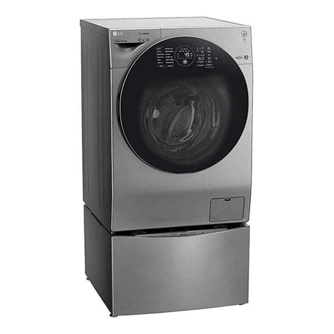 ماشین لباسشویی ال جی WM-G128SS-GSC استیل 12 کیلویی — تصویر ۲