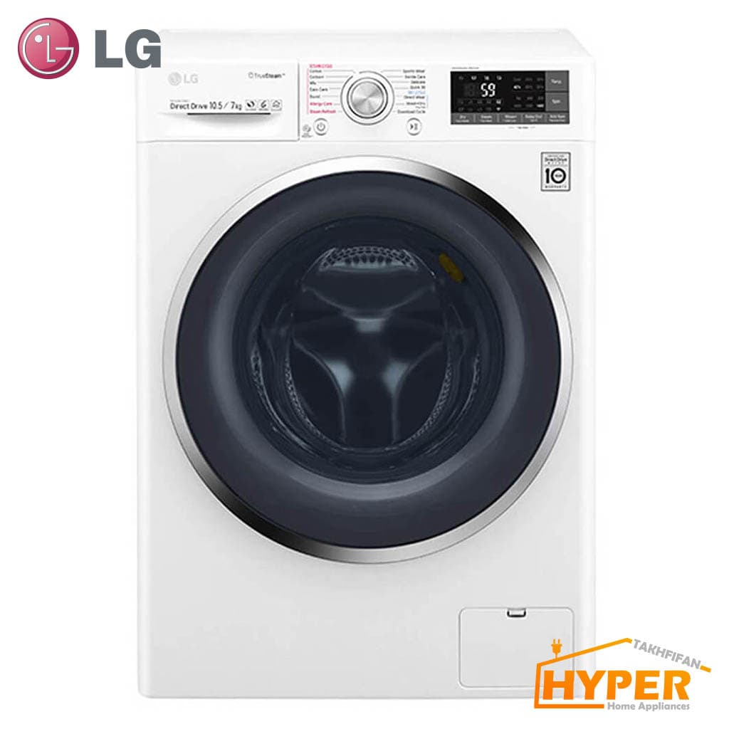 ماشین لباسشویی ال جی WM-1045CW سفید 10.5 کیلویی