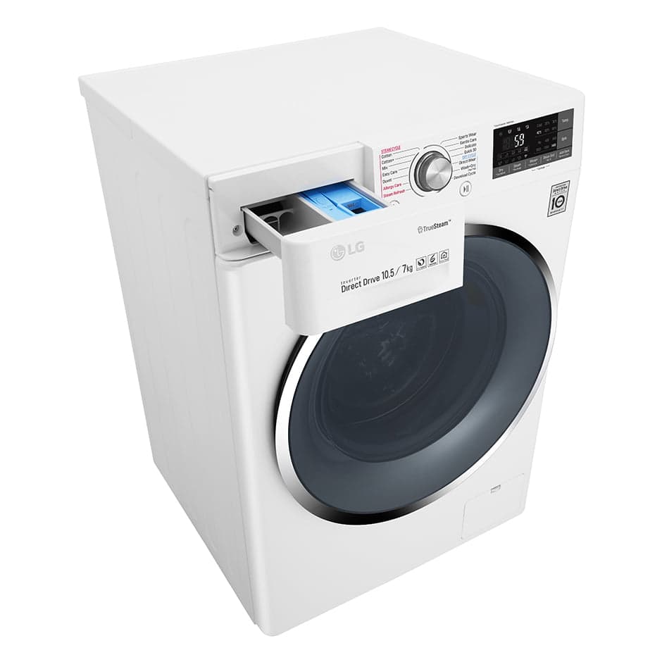ماشین لباسشویی ال جی WM-1045CW سفید 10.5 کیلویی — تصویر ۴