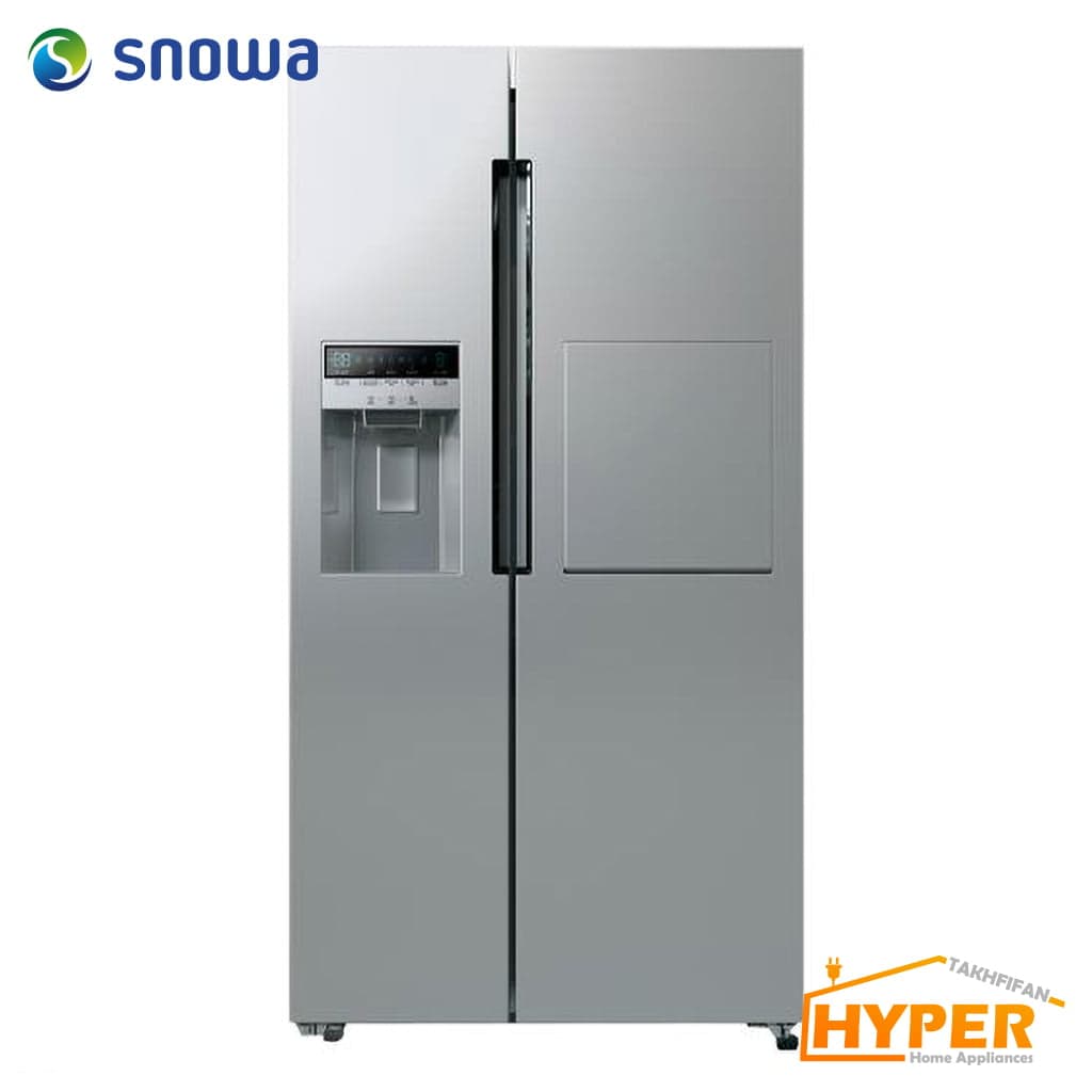 یخچال فریزر ساید بای ساید اسنوا S8-2340SS استیل