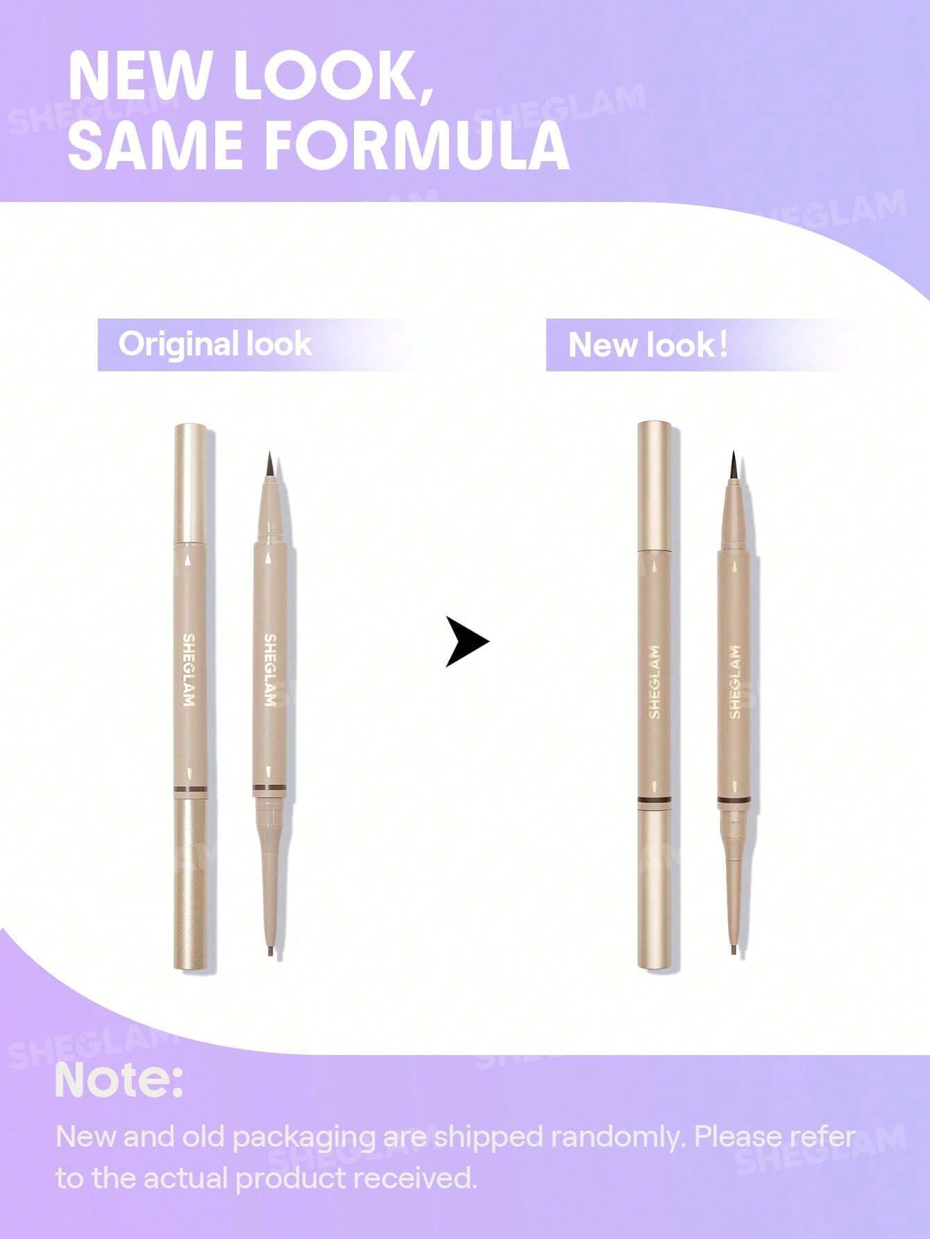 مداد ابرو دوطرفه شیگلم Brows On Demand 2-In-1 رنگ Taupe — تصویر ۲