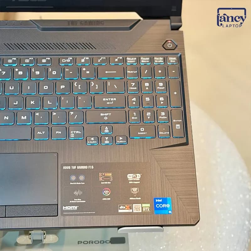 لپ تاپ استوک 15.6 اینچی ایسوس TUF Gaming F15 FX506HE Core i5-11400H 16GB DDR4 512GB SSD RTX 3050 Ti 4GB FHD IPS 144Hz — تصویر ۴