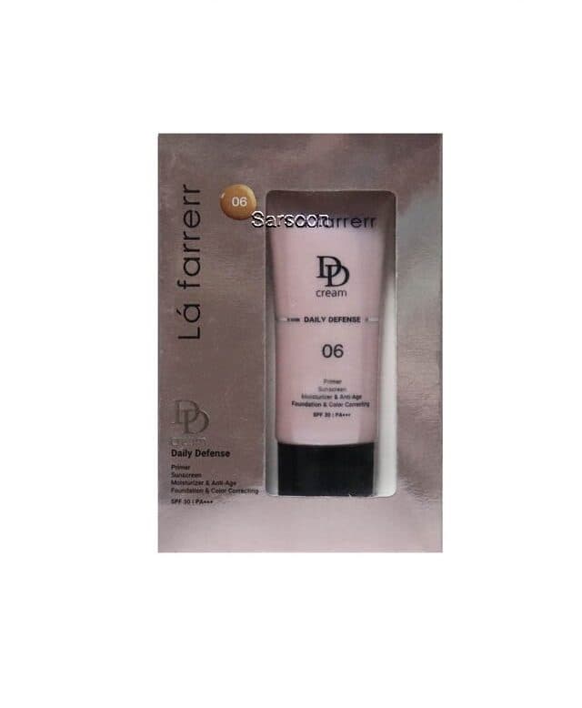 دی دی کرم لافارر کارامل 06 مناسب انواع پوست La Farrerr DD Cream For All Skin Types ۳۳ ml