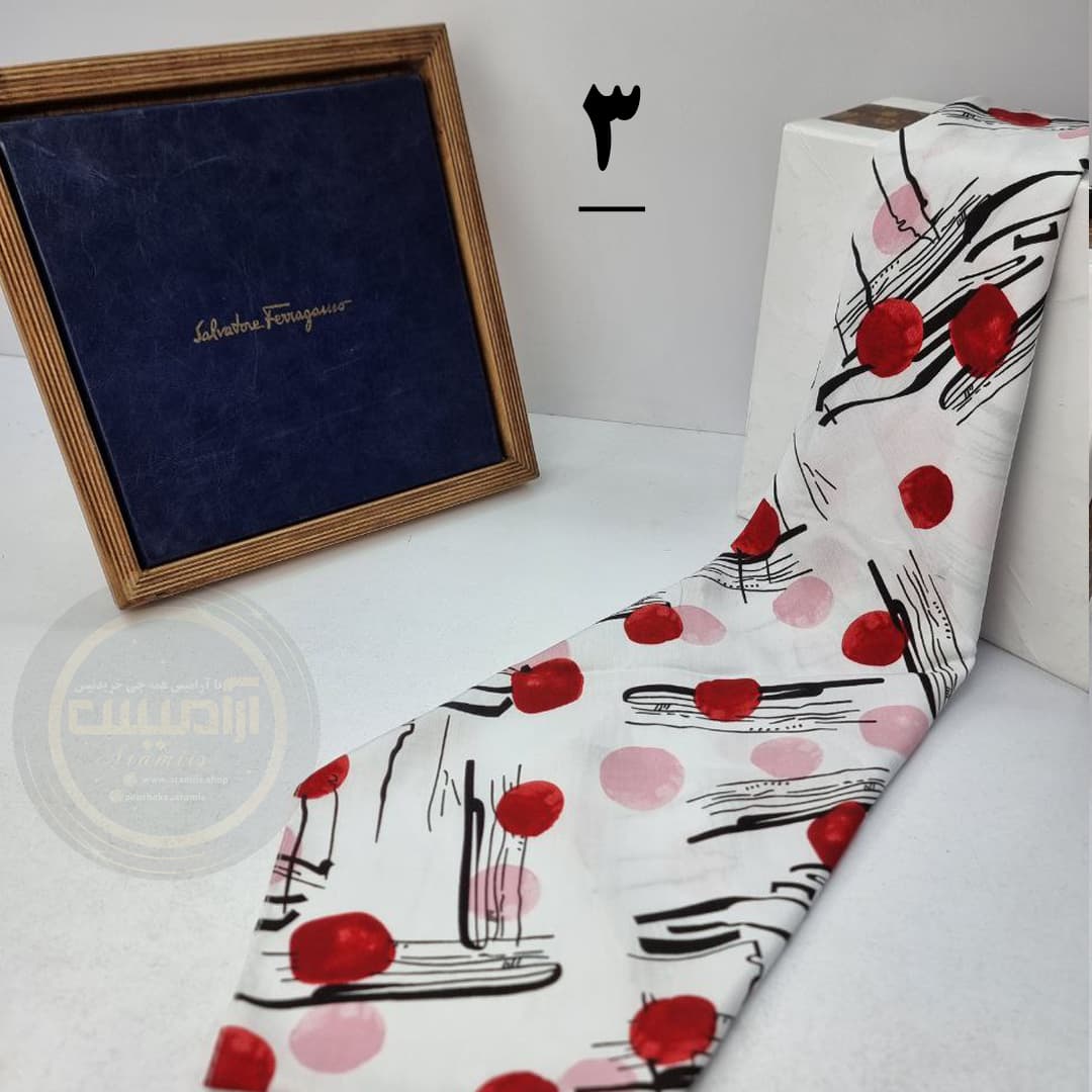 مینی اسکارف نخی طرحدار — تصویر ۳