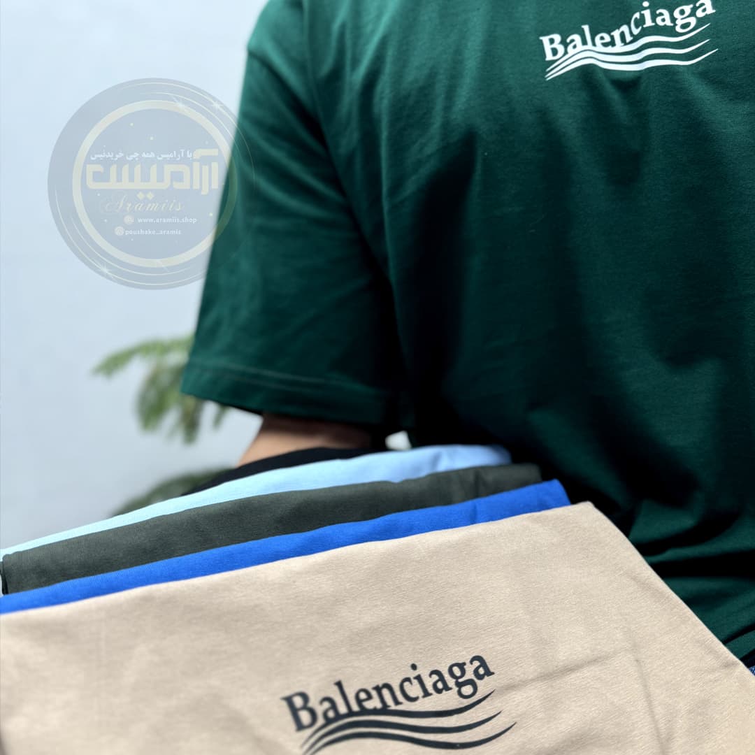 تیشرت قواره دار مردانه Balenciaga — تصویر ۵
