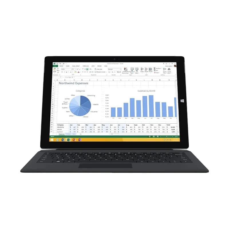 لپ تاپ مایکروسافت Microsoft Surface pro 3 | i5-4300 | 4G | 128G | INTEL | 12.5”2K (استوک) — تصویر ۵